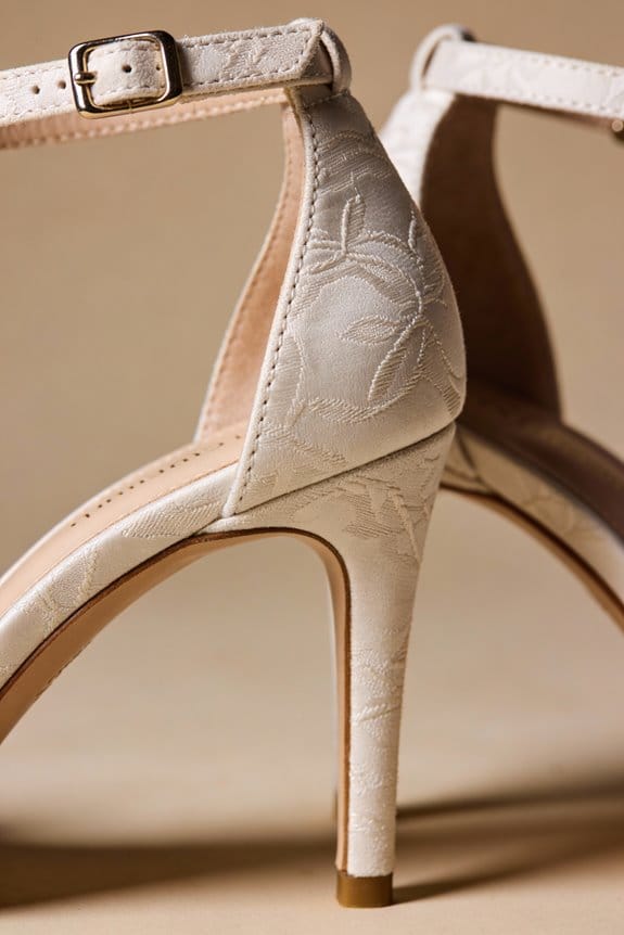bridal heel comfort considerations