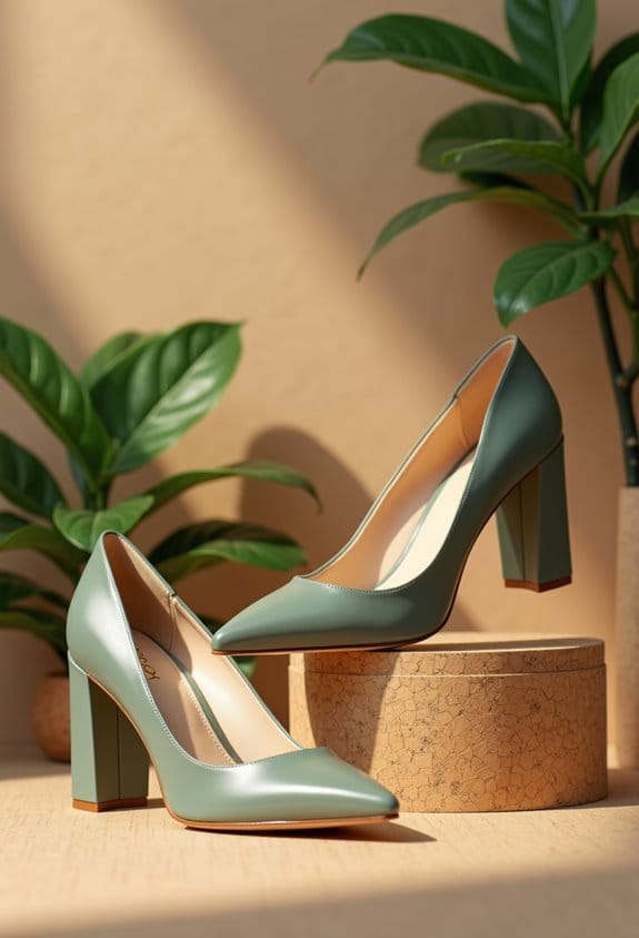 business casual block heels