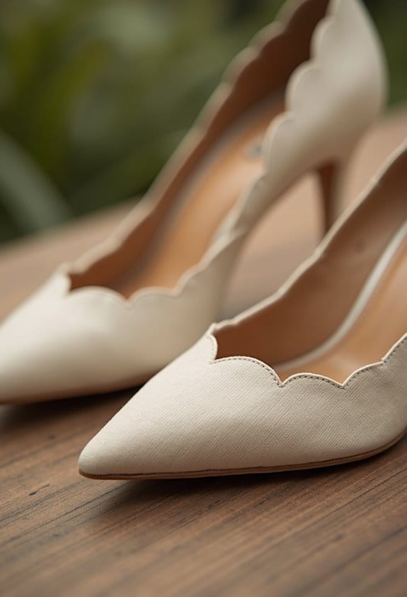 choosing comfortable wedding heels