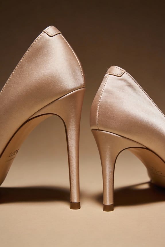 satin stiletto pump considerations