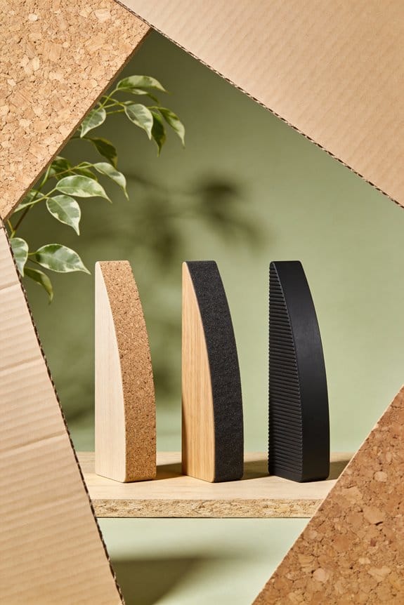 wedge material shock absorption